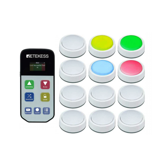 Party & Competition Quiz Buzzer 12pcs Wireless