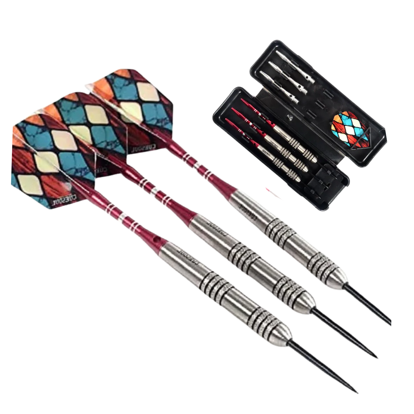 26g Competition Steel Tip Darts Luxury Case