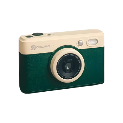 Green Portable Instant Print Camera Photo Printer Set
