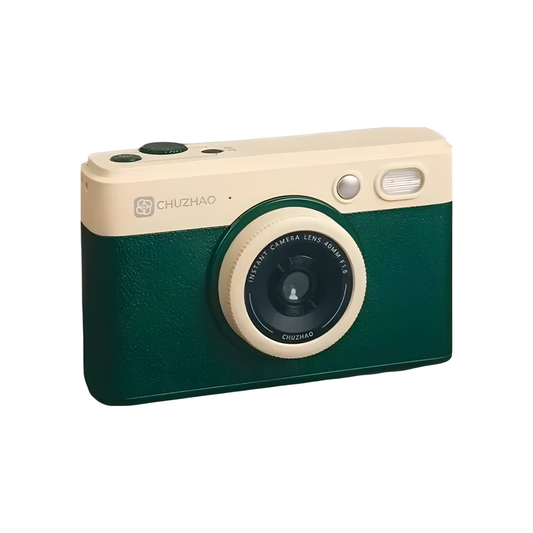 Green Portable Instant Print Camera Photo Printer Set