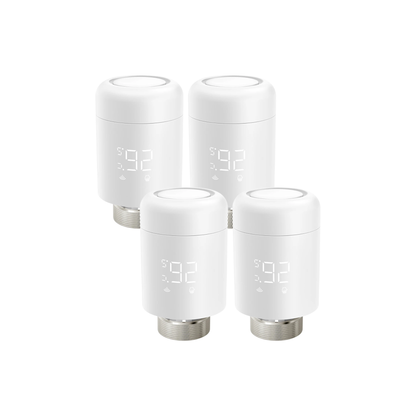 4PC Tuya WiFi Smart Radiator Thermostat Valve Set
