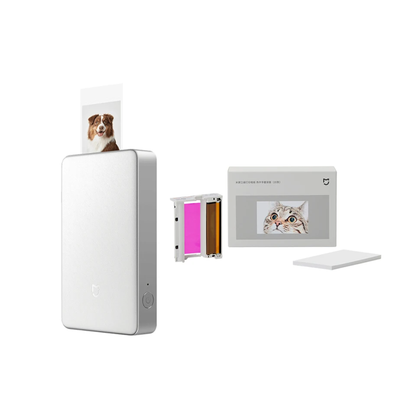 Portable Photo Printer Pro with 40 Sheets Instant Printing