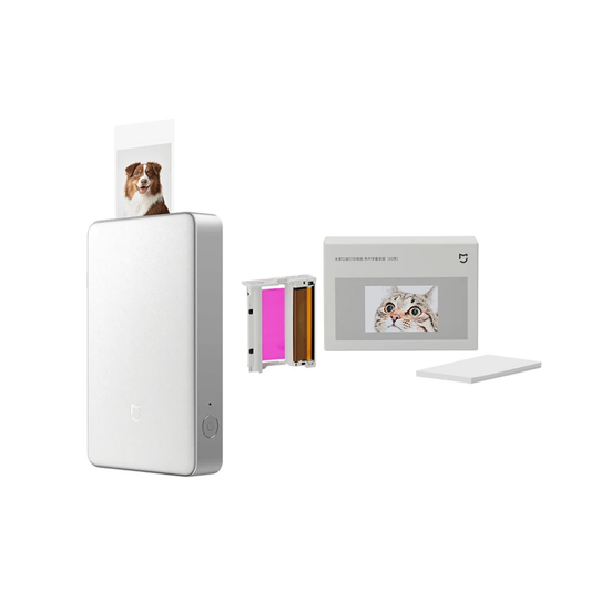 Portable Photo Printer Pro with 40 Sheets Instant Printing