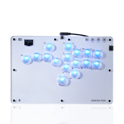 R16 Crystal Leverless Arcade Controller for PC PS4 PS5