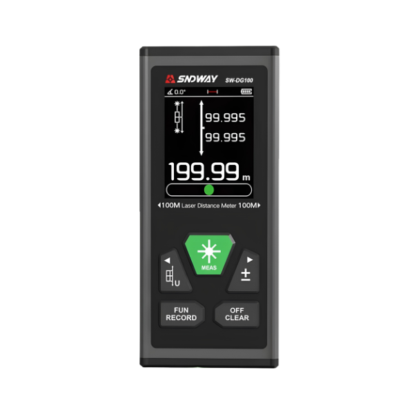 100M Green Laser Distance Measure with Digital Display