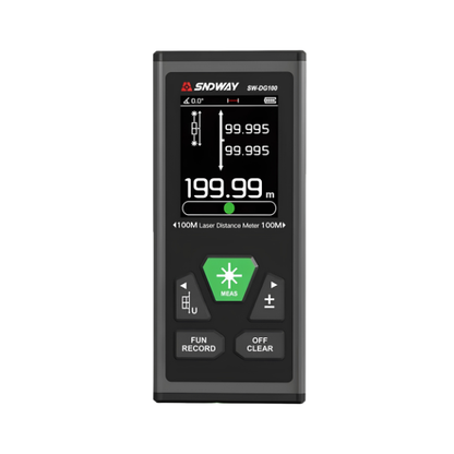 100M Green Laser Distance Measure with Digital Display