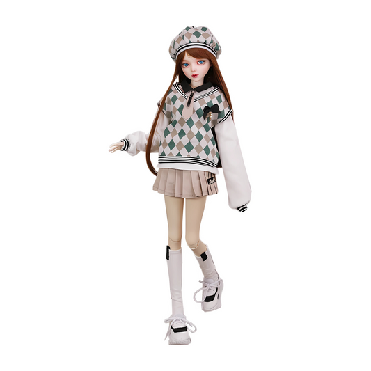 60cm BJD Doll with Designer Makeup and Rotating Eyes