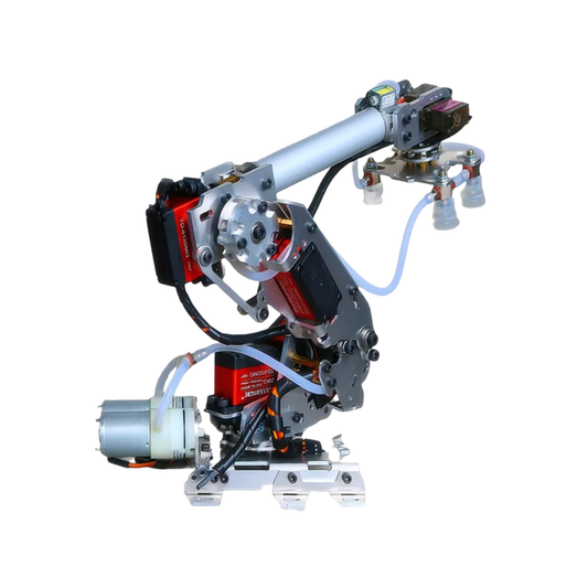 Programmable Robotic Arm with Servos and Suction