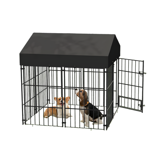 Compact XS Pet Playpen with Roof Cover