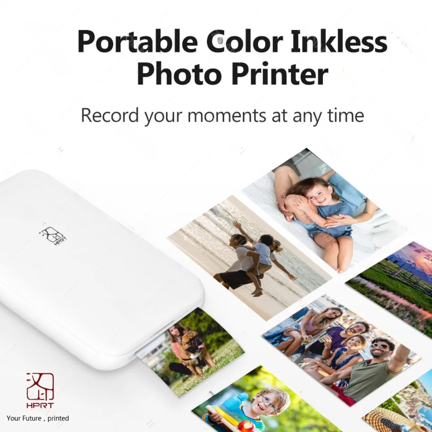 Rechargeable Pocket Photo Printer for Instant Prints