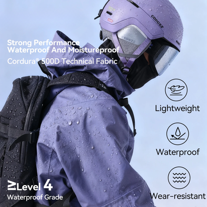 Purple Snowboard Bag Lightweight Wear-Resistant Travel Gear