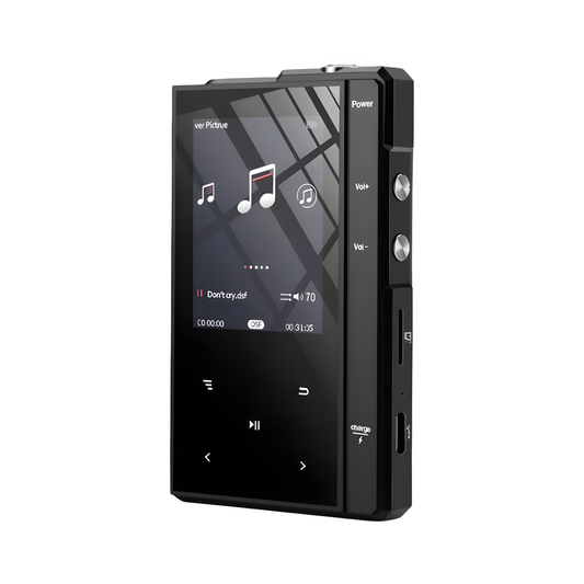 Wireless High Resolution Audio Player 128GB DAC DSD512 Portable MP3