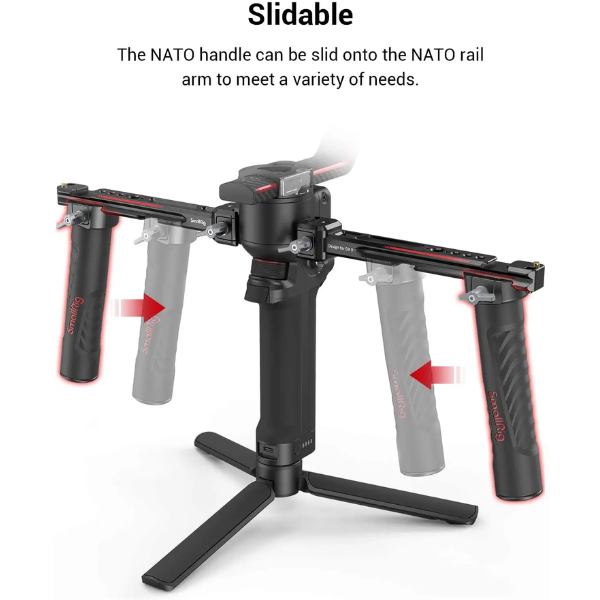 Dual Handle Grip Monitor Mount for Gimbal Stabilizers