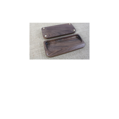 Black Walnut Solid Wood Clock Base Stand