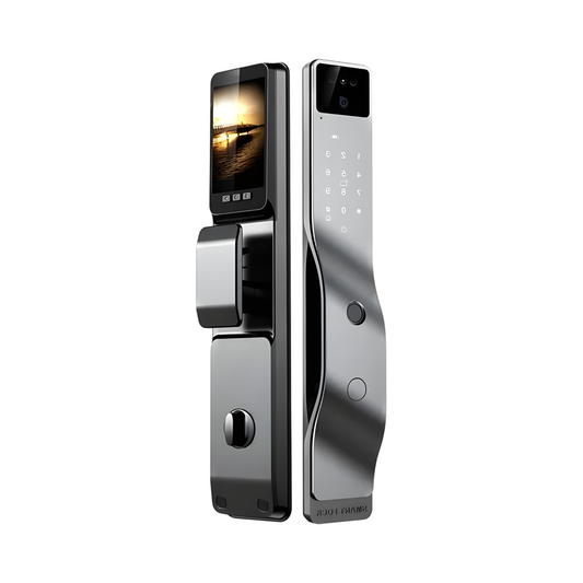 Keyless Household Lock with Fingerprint and Video Camera