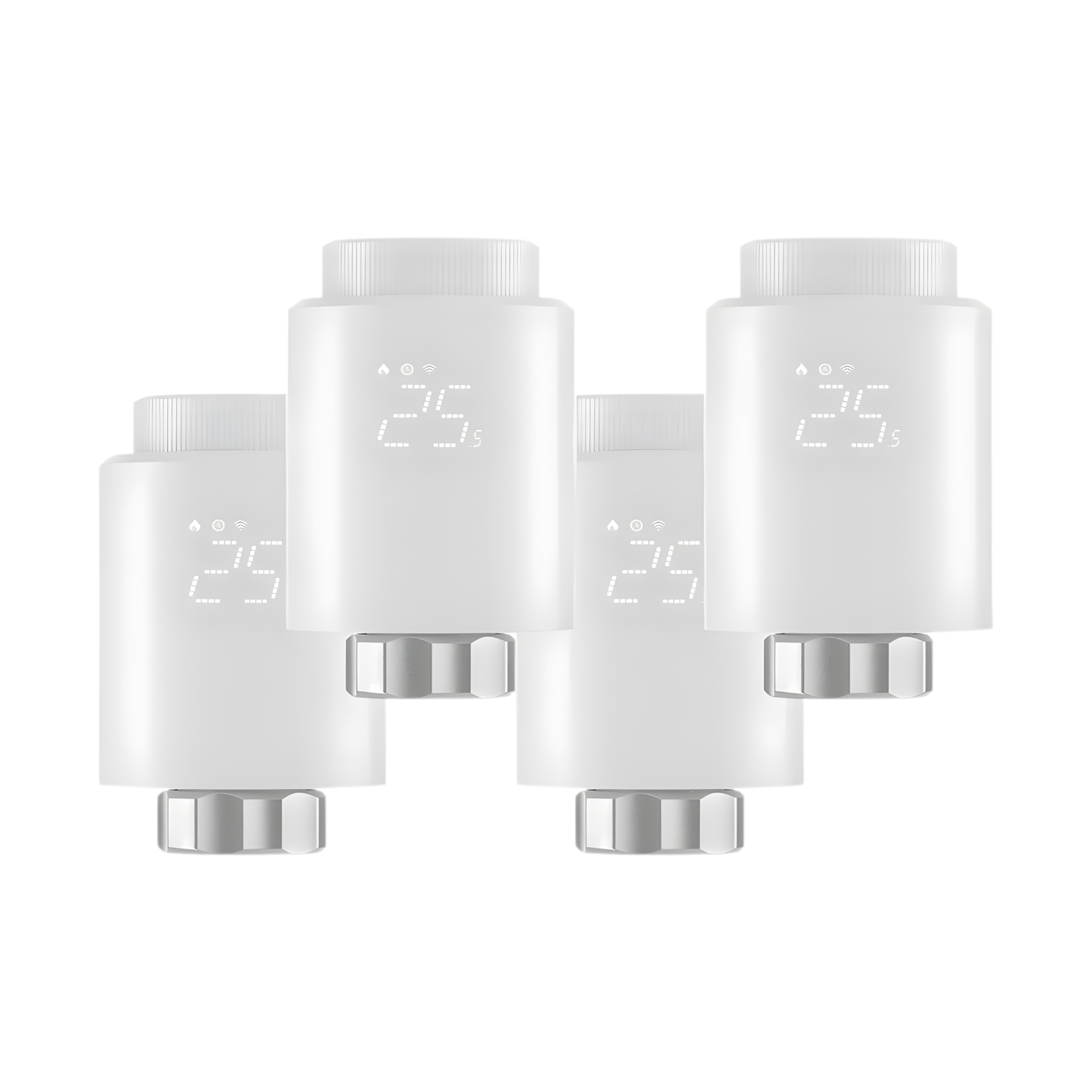 SONOFF 4-Pack Smart Zigbee Thermostatic Radiator Valves with App Control