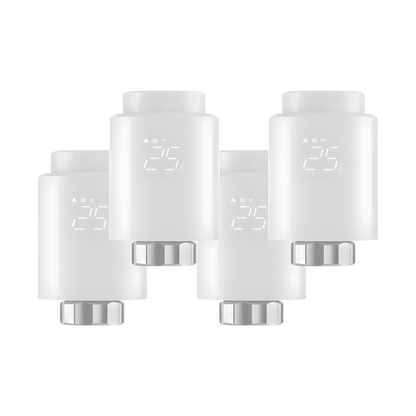 SONOFF 4-Pack Smart Zigbee Thermostatic Radiator Valves with App Control
