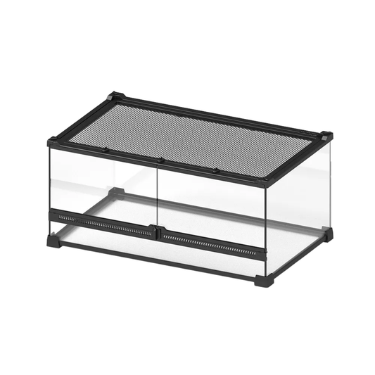 Glass Reptile Terrarium Tank with Front Door 50×30×25cm