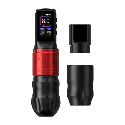 Wireless Tattoo Machine Pen Red One Battery