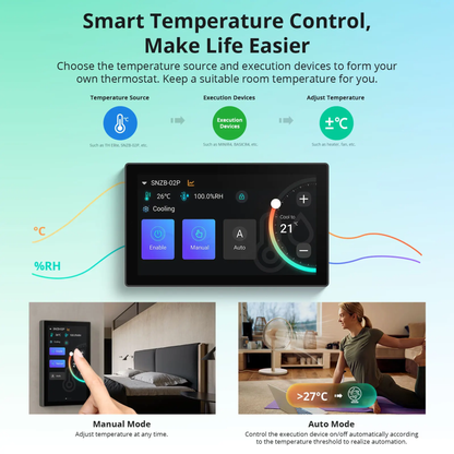 NSPanel 120PW Smart Home Display for Google Home