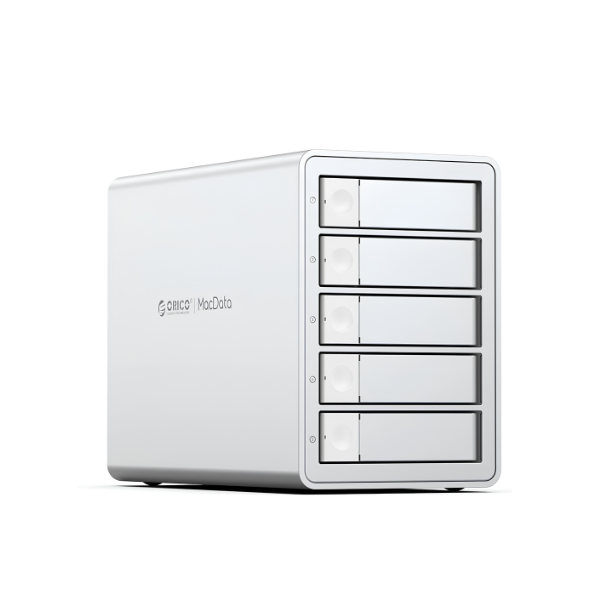 5-Bay USB-C HDD Docking Station 10Gbps RAID 150W