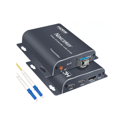 20Km HDMI Fiber Optic USB KVM Extender