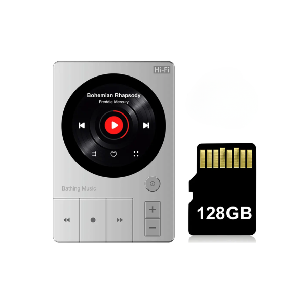 Portable HiFi Music Player 128GB 32Bit DSD256 Bluetooth