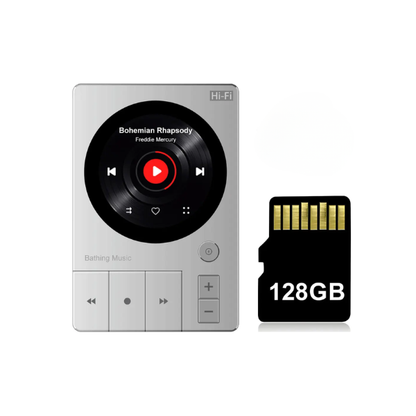 Portable HiFi Music Player 128GB 32Bit DSD256 Bluetooth