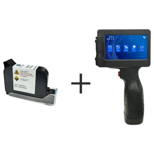 Portable 12.7mm Inkjet Date Code Printer with Ink