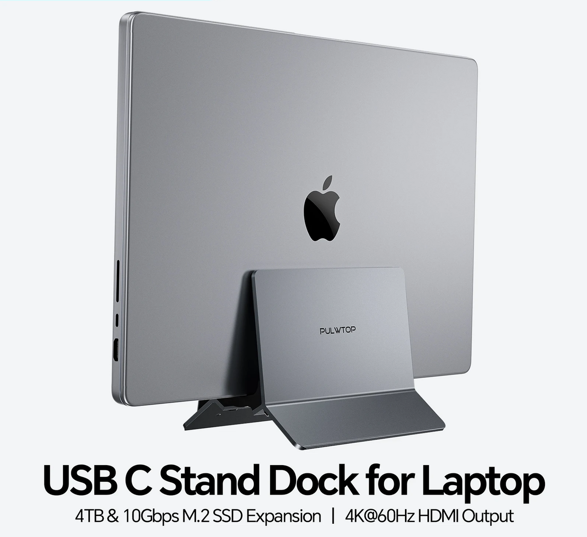 Vertical Laptop Docking Station with 4K HDMI