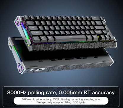 60% Hall Effect Gaming Keyboard 8000Hz Rapid Trigger