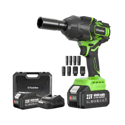 Cordless 1/2 Inch Brushless Impact Wrench 2000Nm with 4.0Ah Battery