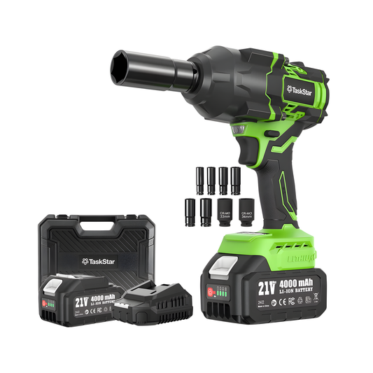 Cordless 1/2 Inch Brushless Impact Wrench 2000Nm with 4.0Ah Battery