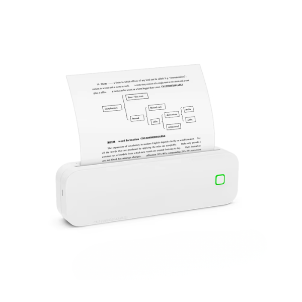 Portable Mini A4 Thermal Printer for Phone & PC