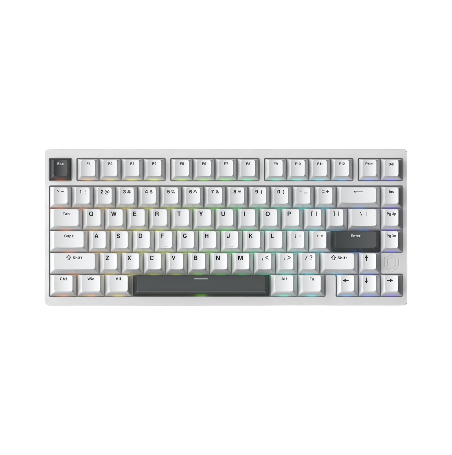 Silver Mechanical Keyboard RGB Hot-Swap Aluminum Magnetic Switch