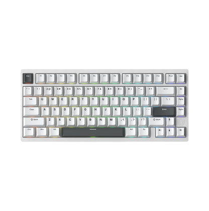 Silver Mechanical Keyboard RGB Hot-Swap Aluminum Magnetic Switch
