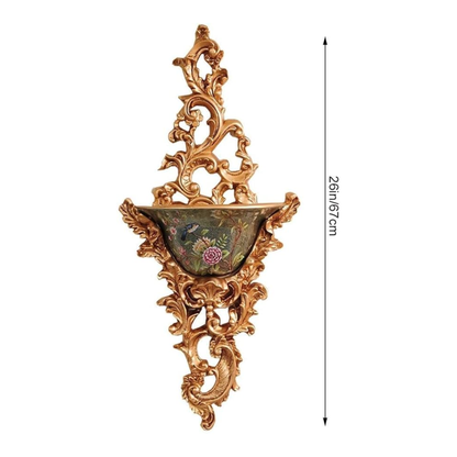 Resin Wall Hanging Flower Vase Home Decoration Ornament