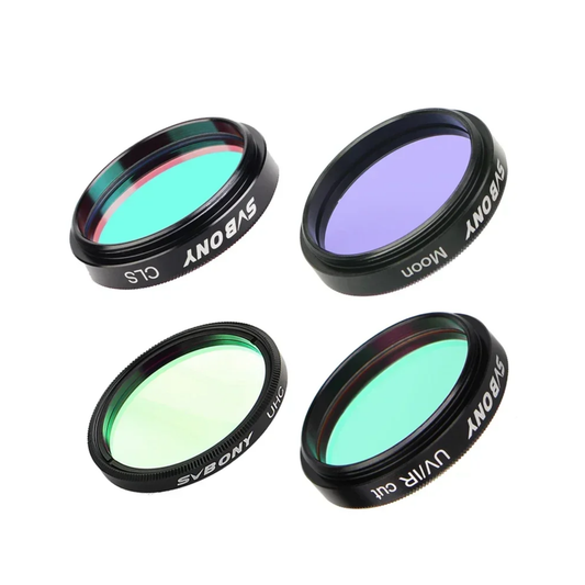 Four Piece Astronomy Filter Kit for Planetary and Nebula Viewing