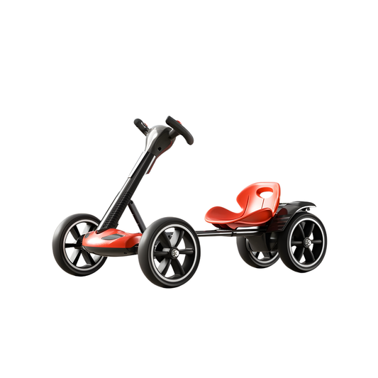 Kids Red Rechargeable RC Electric Ride-On Vehicle