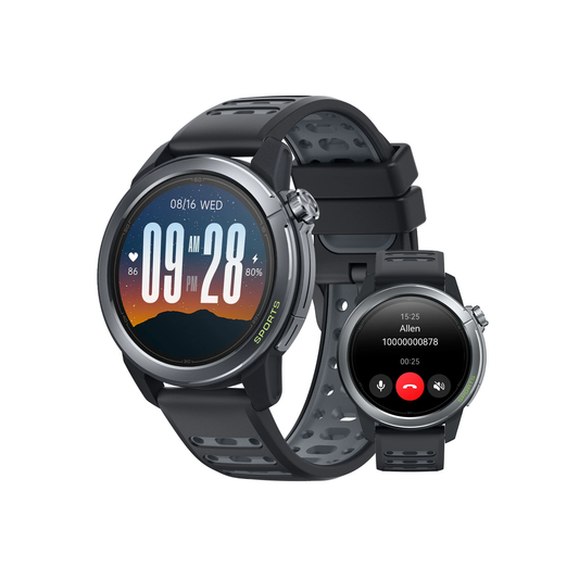 5ATM Waterproof GPS Smartwatch Dark Gray with Sport Tracking