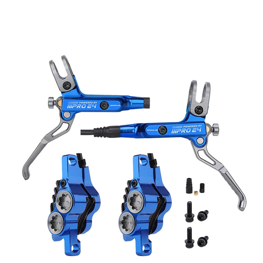 AM DH MTB Hydraulic Brake Blue Front Rear Pair