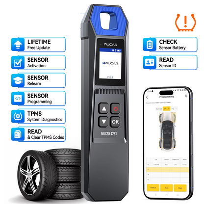 Automotive TPMS Sensor Activator & Programming Tool