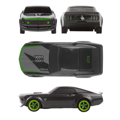 Portable 1/64 RC Race Car for Desktop Fun