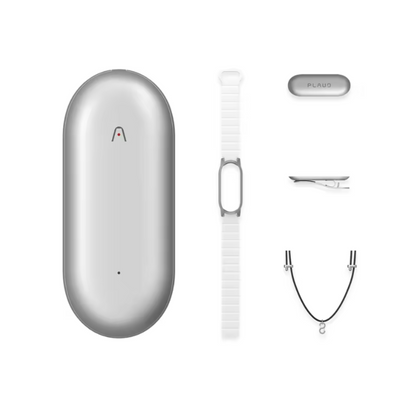 Portable Silver AI Notetaker with Instant Summarization