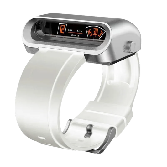 White Military Style Waterproof Wristwatch for Men