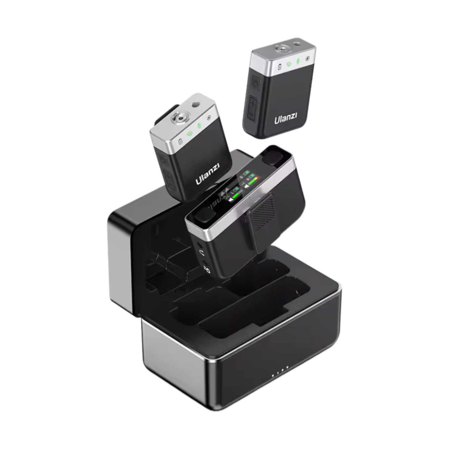 2.4G Wireless Stereo Microphone Dual Channel 100m Range