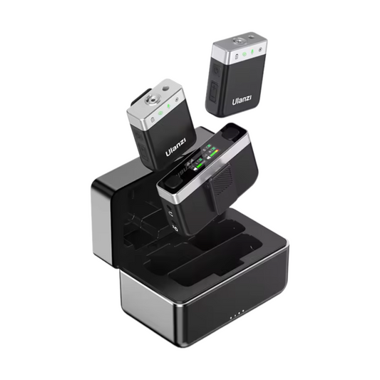 2.4G Wireless Stereo Microphone Dual Channel 100m Range