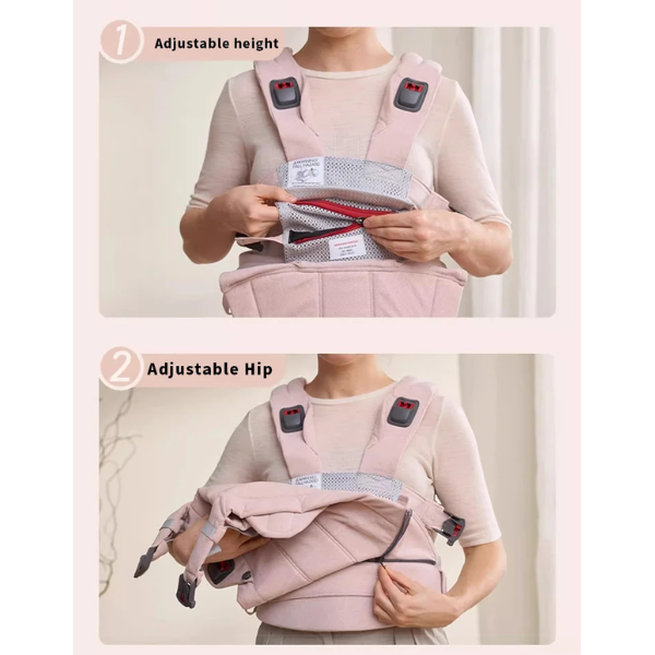 3in1 Ergonomic Baby Carrier Beige Newborn to Toddler