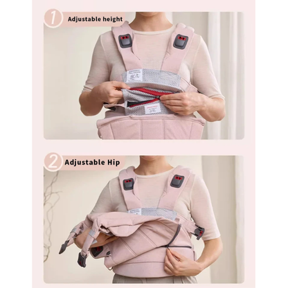 3in1 Ergonomic Baby Carrier Beige Newborn to Toddler