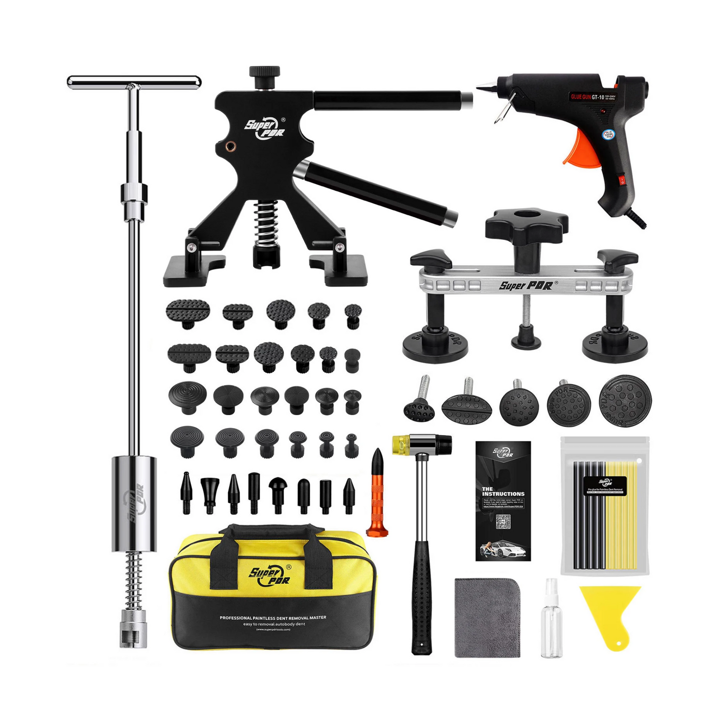 Portable Paintless Dent Repair Kit Lite Set for Cars